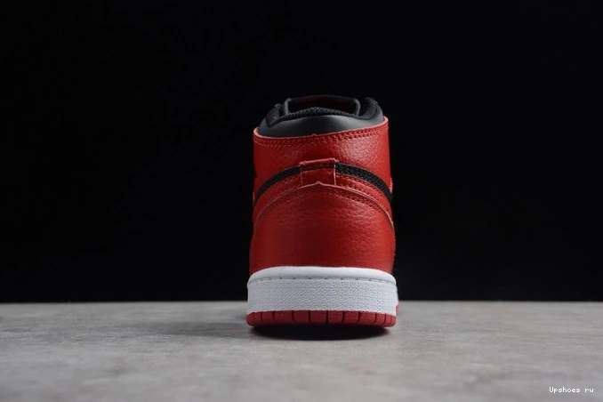 Jordan 1 Bred Kids Banned Red  OG Air 555088 Retro Black 001 High 0823